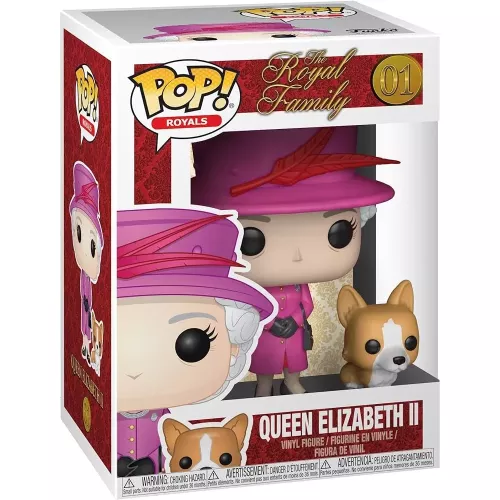 Funko Pop! Queen Elizabeth II #01 The Royal Family Box