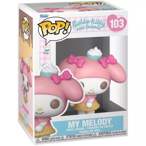 Funko Pop! My Melody #103 with Ice Cream Hello Kitty and Friends Box
