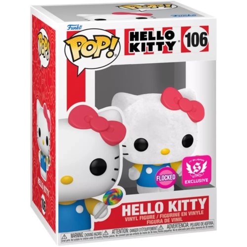 Funko Pop! Hello Kitty #106 with Lolly Flocked Sanrio Box