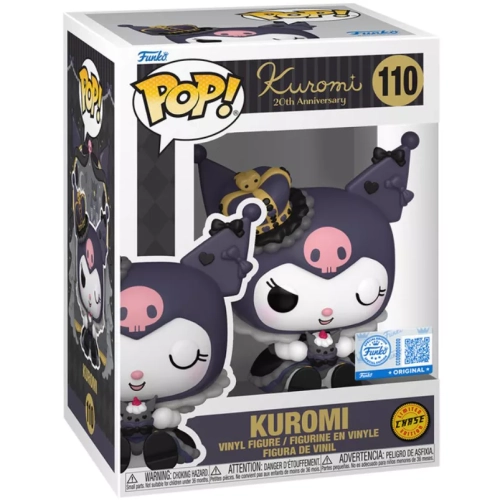 Funko Pop! Kuromi #110 Royal Outfit Chase Kuromi 20th Anniversary Box