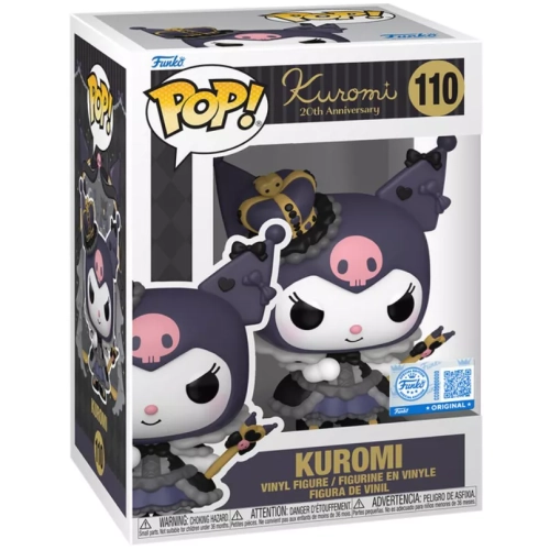 Funko Pop! Kuromi #110 Royal Outfit Kuromi 20th Anniversary Box