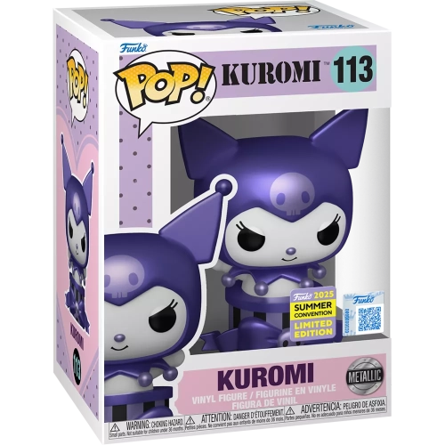 Funko Pop! Kuromi #113 in Gift Box Metallic Sanrio Box