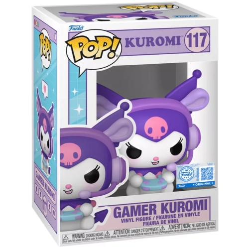 Funko Pop! Gamer Kuromi #117 Sanrio Vinyl Figure Box