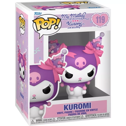 Funko Pop! Kuromi #119 Grumpy My Melody 50th Anniversary Kuromi 20th Anniversary Box