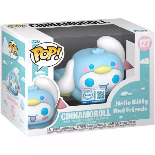Funko Pop! Cinnamoroll #127 as Penguin Hello Kitty and Friends Box