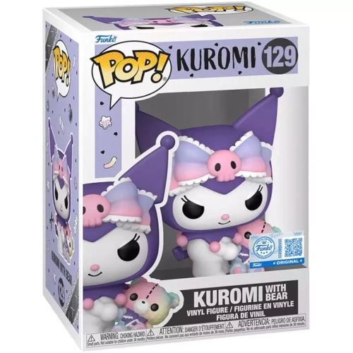 Funko Pop! Kuromi with Bear #129 Sanrio Vinyl Figure Box