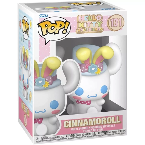 Funko Pop! Cinnamoroll #131 with Bunny Ears Hello Kitty and Friends Box