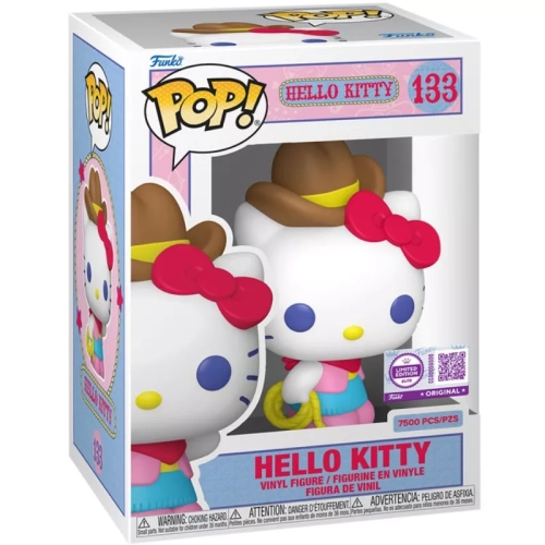 Funko Pop! Hello Kitty #133 Cowgirl Sanrio Vinyl Figure Box