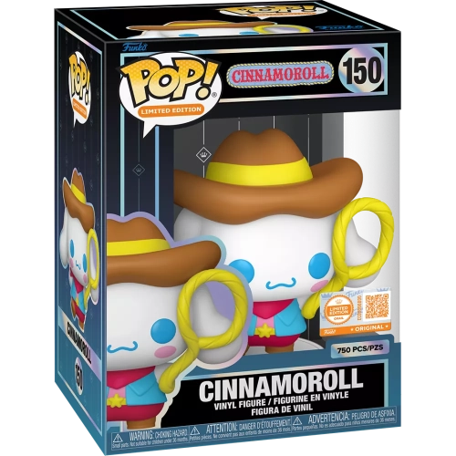 Funko Pop! Cinnamoroll #150 Cowboy Sanrio Vinyl Figure Box