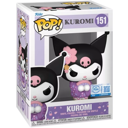 Funko Pop! Kuromi #151 in Kimono Sanrio Vinyl Figure Box