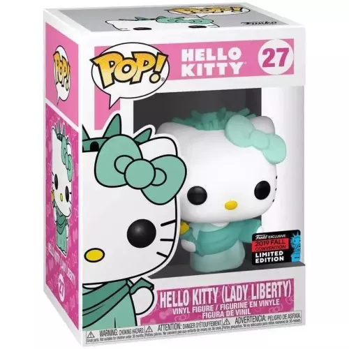 Funko Pop! Hello Kitty (Lady Liberty) #27 Sanrio Vinyl Figure Box