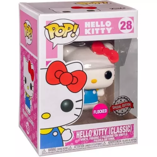 Funko Pop! Hello Kitty (Classic) #28 Flocked Sanrio Box