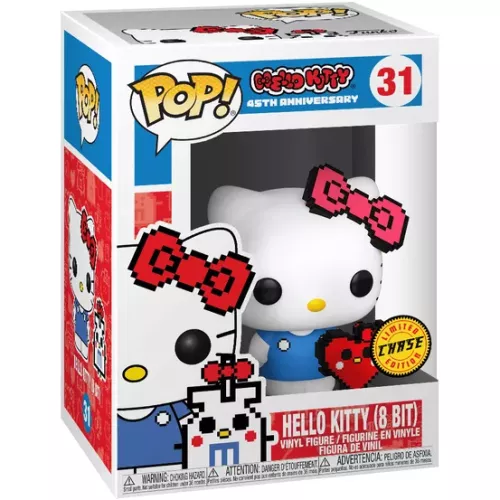 Funko Pop! Hello Kitty (8 Bit) #31 Heart Chase Hello Kitty 45th Anniversary Box