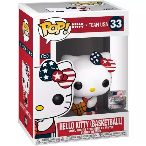 Funko Pop! Hello Kitty (Basketball) #33 Hello Kitty x Team USA Box