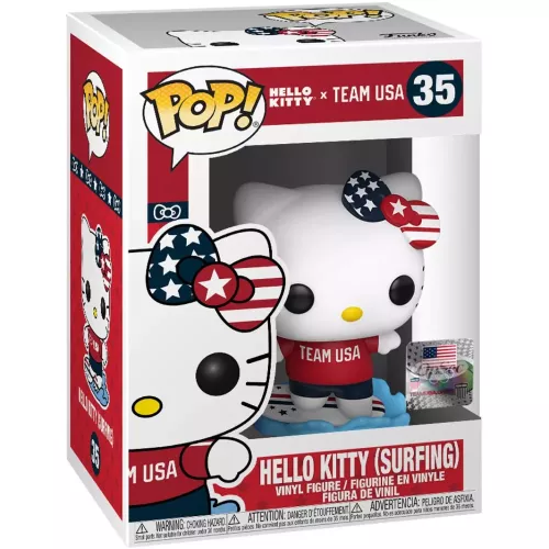 Funko Pop! Hello Kitty (Surfing) #35 Hello Kitty x Team USA Box