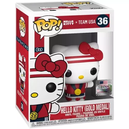 Funko Pop! Hello Kitty (Gold Medal) #36 Hello Kitty x Team USA Box