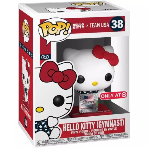 Funko Pop! Hello Kitty (Gymnast) #38 Hello Kitty x Team USA Box