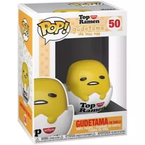 Funko Pop! Gudetama (in Shell) #50 Nissin Top Ramen Gudetama The Lazy Egg Box