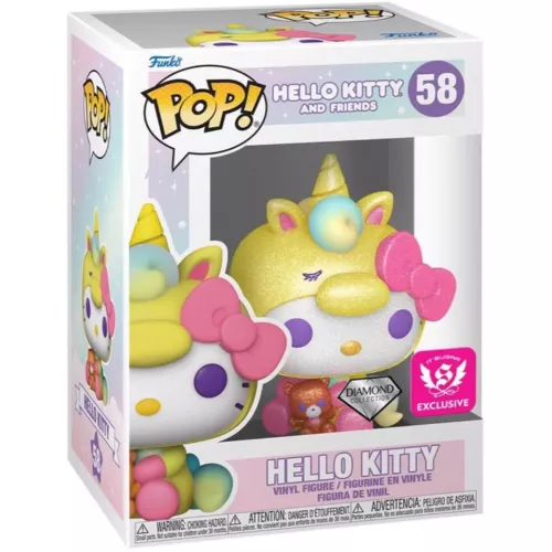 Funko Pop! Hello Kitty #58 Diamond Collection Hello Kitty and Friends Box