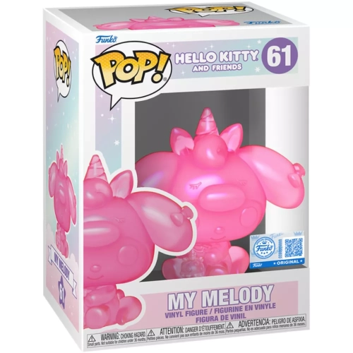 Funko Pop! My Melody #61 Pink Translucent Hello Kitty and Friends Box