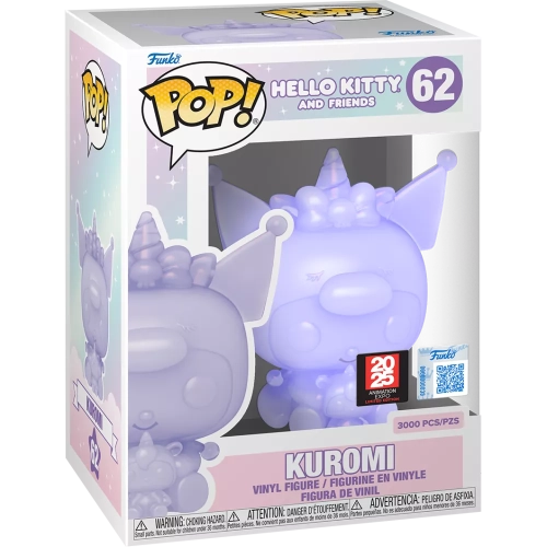 Funko Pop! Kuromi #62 Purple Translucent Hello Kitty and Friends Box