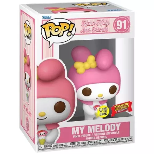 Funko Pop! My Melody #91 Glows in the Dark Hello Kitty and Friends Box