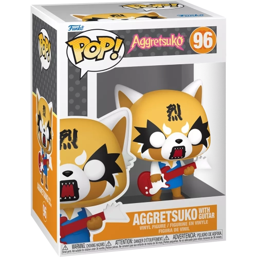 Funko Pop! Aggretsuko with Guitar #96 Sanrio Vinyl Figure Box