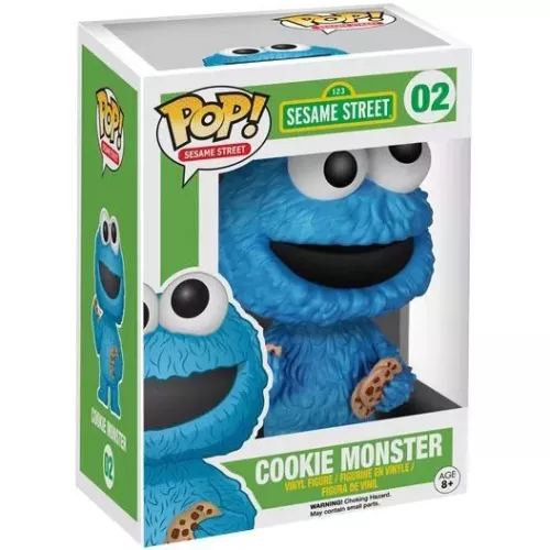 Funko Pop! Cookie Monster #02 123 Sesame Street Vinyl Figure Box