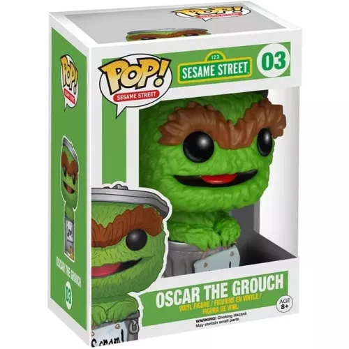 Funko Pop! Oscar the Grouch #03 123 Sesame Street Vinyl Figure Box