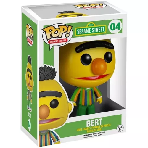 Funko Pop! Bert #04 123 Sesame Street Vinyl Figure Box