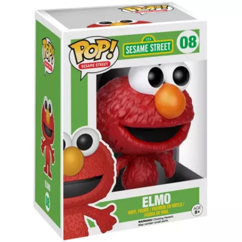 Funko Pop! Elmo #08 123 Sesame Street Vinyl Figure Box