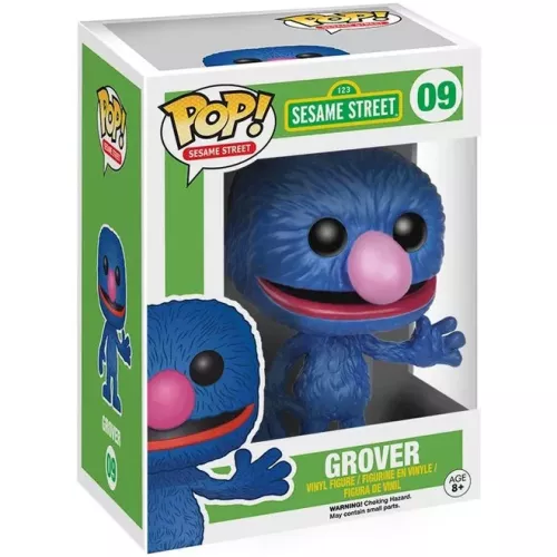 Funko Pop! Grover #09 123 Sesame Street Vinyl Figure Box
