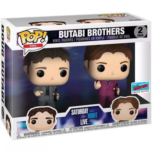 Funko Pop! Steve Butabi 2 Pack Butabi Brothers Saturday Night Live Box
