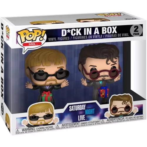 Funko Pop! Andy Samberg 2 Pack D*ck in a Box Saturday Night Live Box