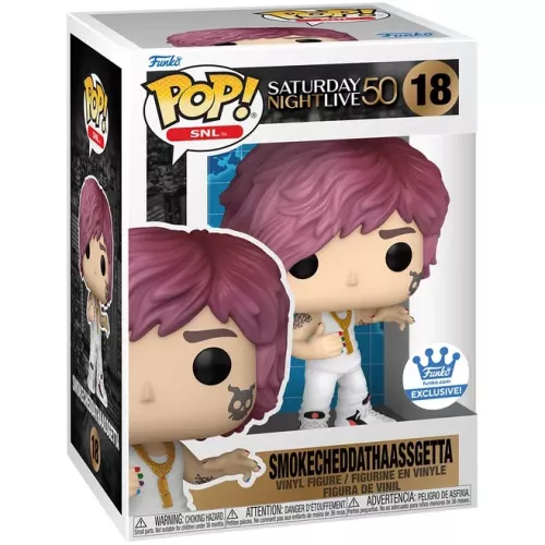 Funko Pop! Smokecheddathaassgetta #18 Saturday Night Live 50 Box