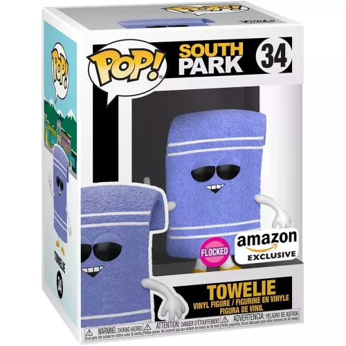 Funko Pop! Towelie #34 Flocked South Park Vinyl Figure Box