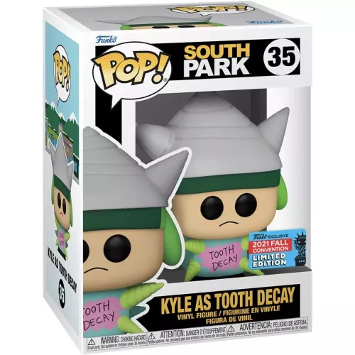 Funko Pop! Kyle as Tooth Decay #35 South Park Vinyl Figure Box