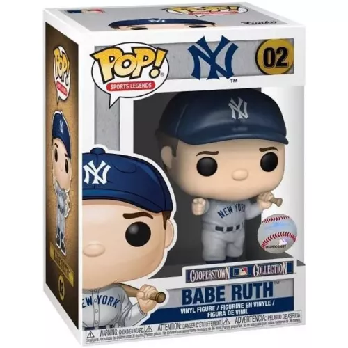 Funko Pop! Babe Ruth #02 New York Yankees Sports Legends Box