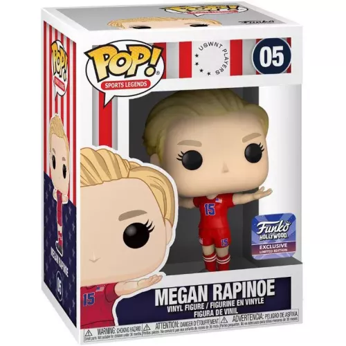 Funko Pop! Megan Rapinoe #05 USWNT Players Sports Legends Box