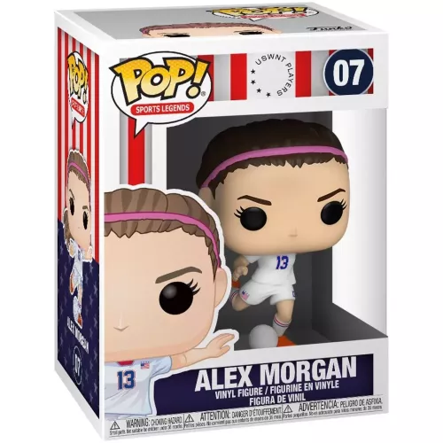 Funko Pop! Alex Morgan #07 USWNT Players Sports Legends Box