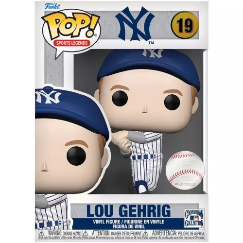Funko Pop! Lou Gehrig #19 New York Yankees Sports Legends Box