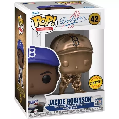 Funko Pop! Jackie Robinson #42 Fielding Chase Bronze Box