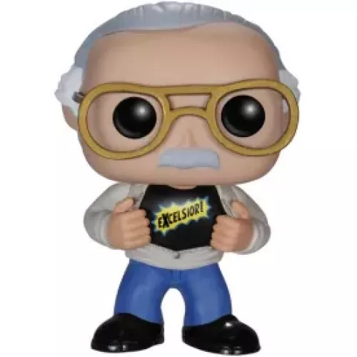 Funko Pop! Stan Lee #01 Excelsior! Black Shirt Convention Exclusive Com