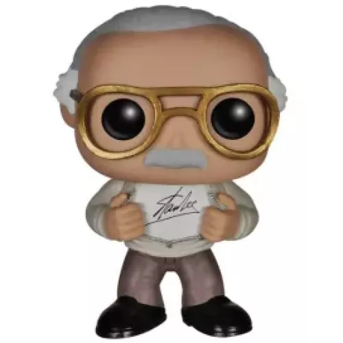 Funko Pop! Stan Lee #02 Signature White Shirt Stan Lee Collectibles Com Convention Exclusive