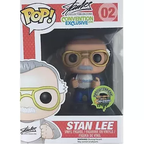 Funko Pop! Stan Lee #02 Supanova White Shirt Stan Lee Collectibles Com Convention Exclusive Box