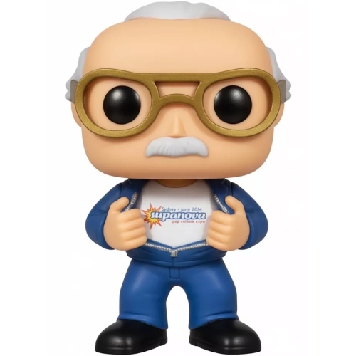 Funko Pop! Stan Lee #02 Supanova White Shirt Stan Lee Collectibles Com Convention Exclusive