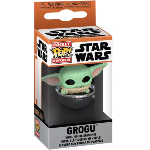 Funko Pop! Grogu Pocket Pop! Keychain in Hover Pod Box