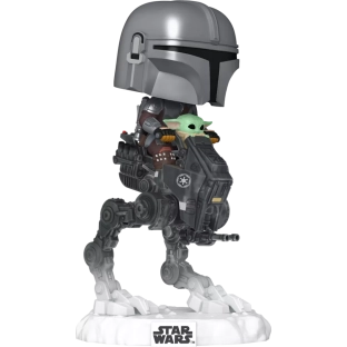 The Mandalorian with Grogu in Imperial Remnant AT-RT image