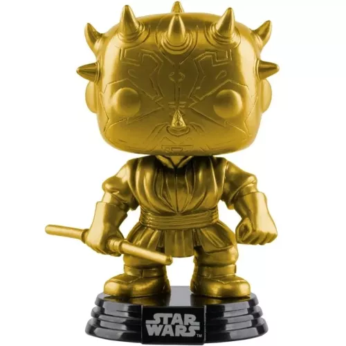 Funko Pop! Darth Maul #09 Metallic Gold Star Wars Vinyl Figure