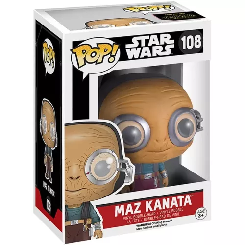 Funko Pop! Maz Kanata #108 Googles Star Wars Vinyl Figure Box